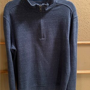 Men's Fairlane Blue Quarter-Zip Sweater